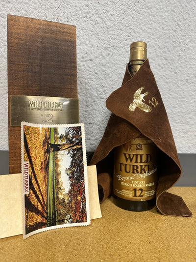 Wild Turkey 12 year 101pf circa 1989 (Limited Edition Wood & leather Packaging)