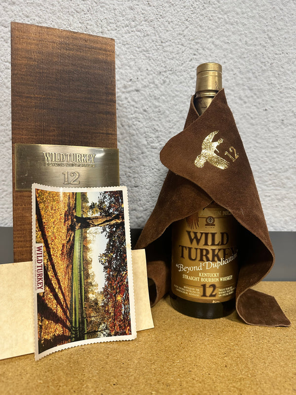 Wild Turkey 12 year 101pf circa 1989 (Limited Edition Wood & leather Packaging)