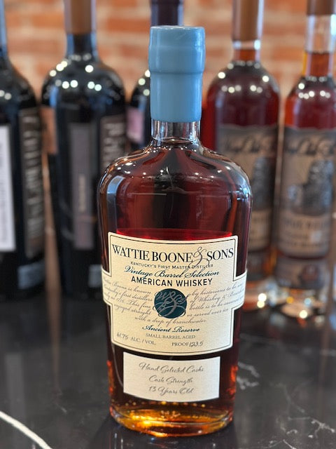 Wattie Boone 13 year Cask Strength American Whiskey
