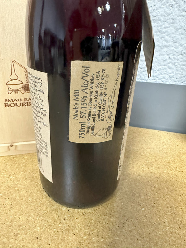 Noah's Mill 15 year 114 proof Bourbon # A-15-81