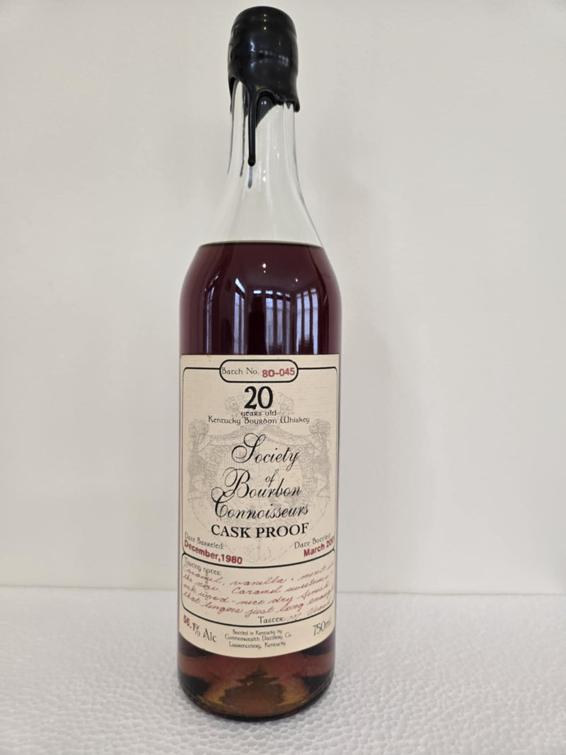 Society Of Bourbon Connoisseur 20 year #80-045 Bottled by Julian Van Winkle III