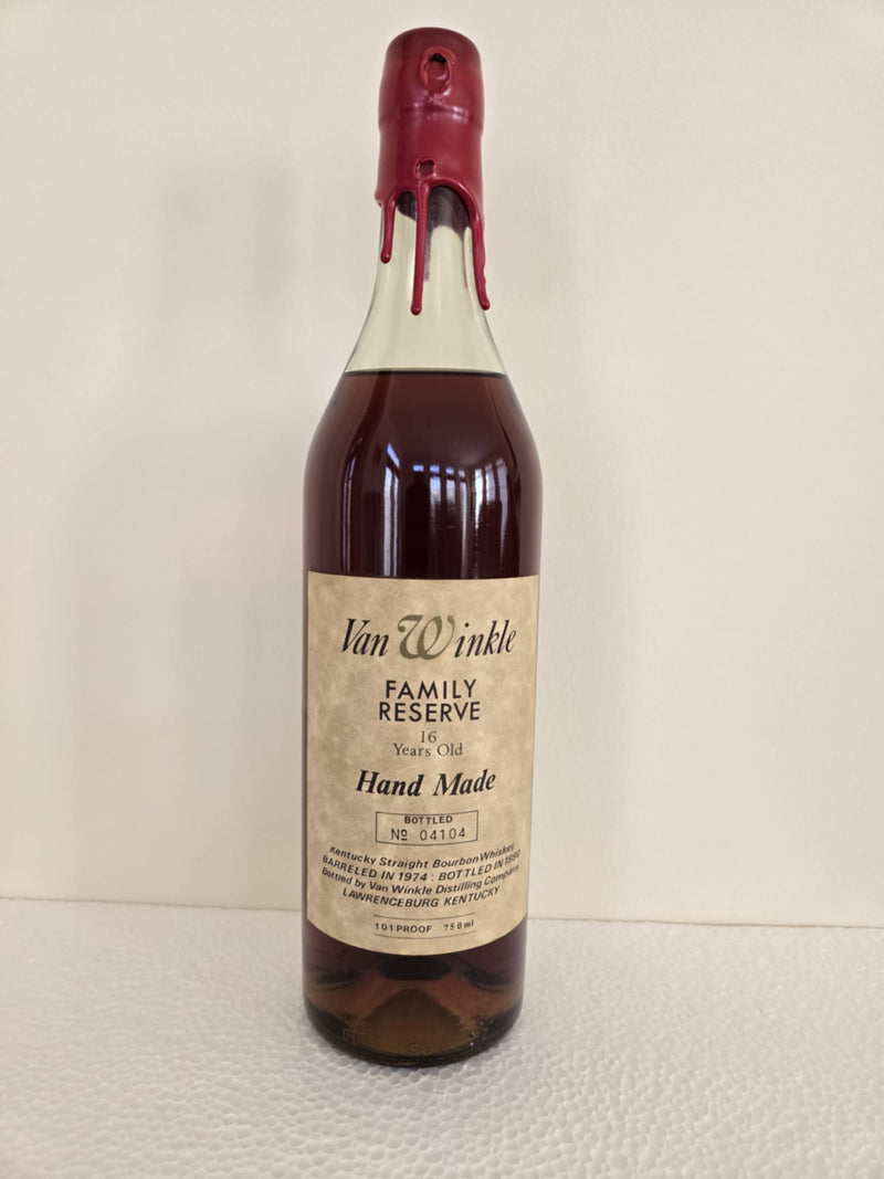 Van Winkle Family Reserve 16 year 101pf 1974 - 1990