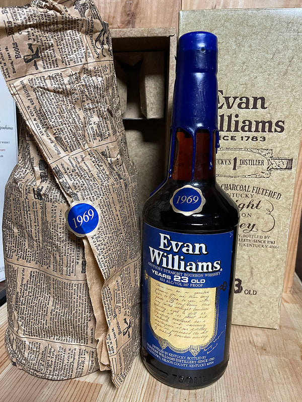 Evan Williams 23 year 1969 Vintage Bourbon