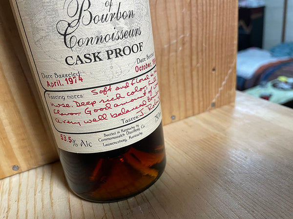 Society of Bourbon Connoisseurs (SOBC) 20 year 1974 Batch 74-705